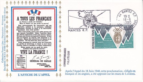 Enveloppe philatélique 1980 - enveloppe,