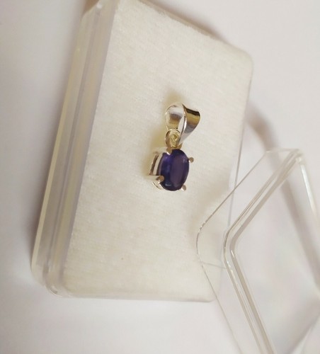 Pendentif tanzanite naturelle - pendentif,