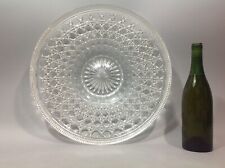 Énorme COUPE à fruit Art Déco CENTRE DE TABLE Verre pressé Vers 1930/40