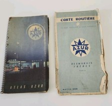 Ancien Plans Carte Routière 1