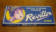 Ancienne tablette chocolat Révillon très Rare non déballée d'origine épicerie   