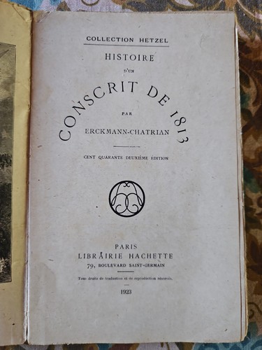 Histoire conscrit de 1813 - conscrit,