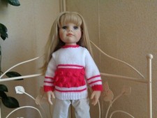 vêtement ,pull poupée 50 cm