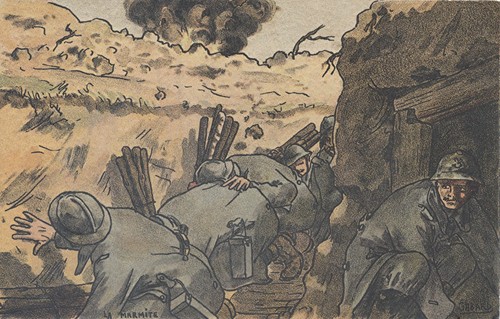 Cpa illustrateur gabard - 14-18,