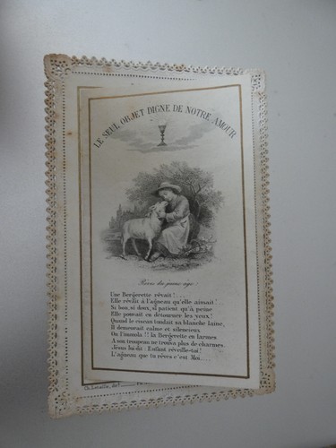 Image pieuse canivet dentelle