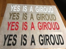 YES IS A GIROUD PATCH FLOCAGE