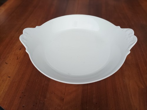 Grand plat blanc - ,