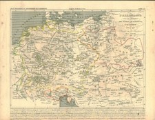 Gravure ancienne carte