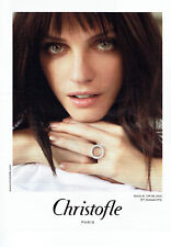 Publicité Advertising 068  2015   Christofle  joaillier bijoux  or & diamants