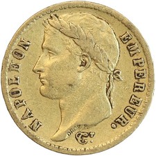 20 Francs Napoléon Ier Tête