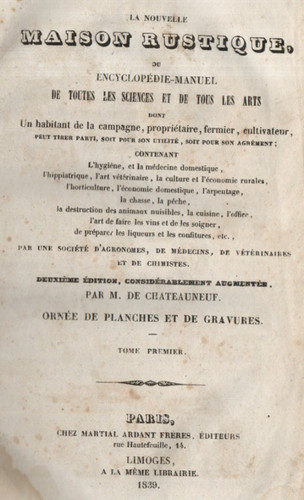 Chateauneuf 1839 la - m.,