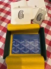 Porte Carte Goyard bleu neuf