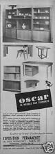 PUBLICITÉ 1954 OSCAR MEUBLE