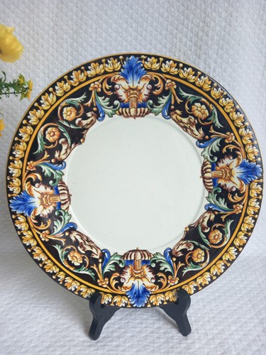 Plat ancien gien décor - ancien,