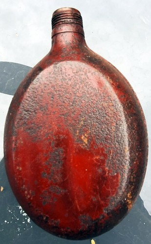 Corps gourde laqué - de, rouge