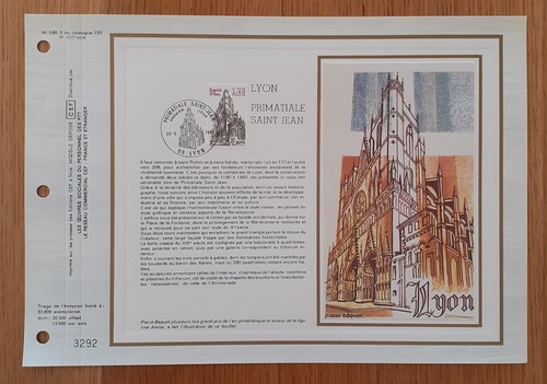 Feuillet cef 1er jour soie - feuillet,