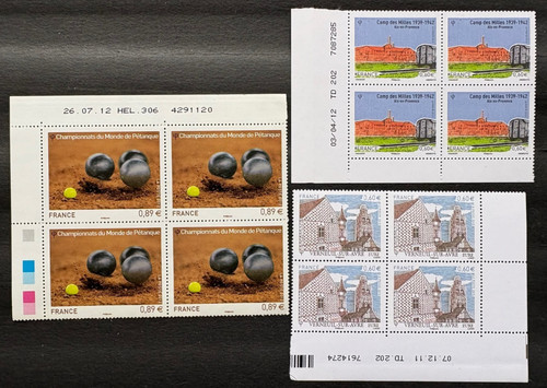 Coins datés timbre - datés, france