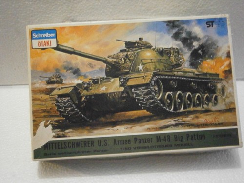 Ancienne maquette char 48 - maquette, m-48
