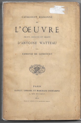 Catalogue raisonné - , de
