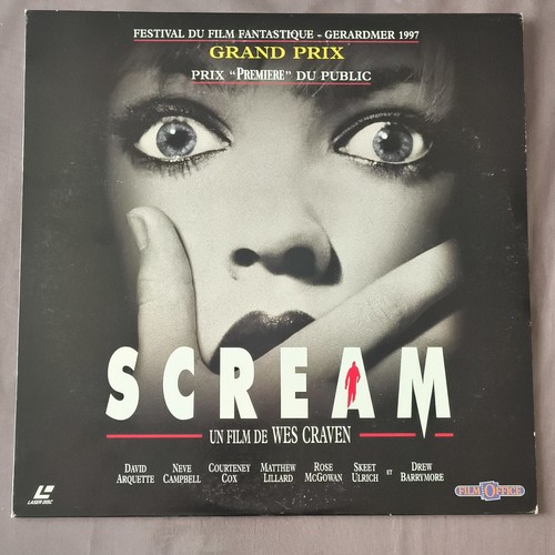 Film office scream laserdisc - film,