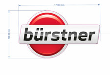 Autocollant Burstner, pour