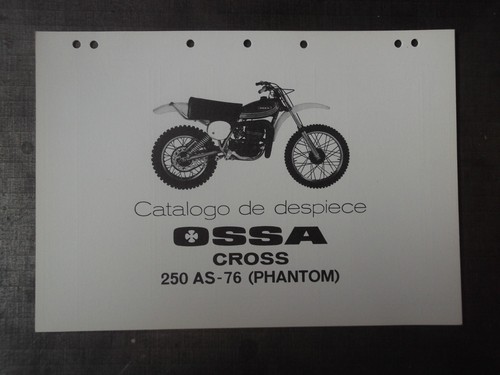 Ossa part list pieces - list,
