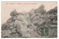 CPA 71 - UCHON : LES ROCHES DE CARNAVAL (SAÔNE-et-LOIRE) ÉCRITE LE 09-10-1917