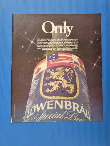 Lowenbrau publicité vintage - publicité,