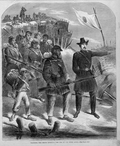 Negro recruits civil - negro, war