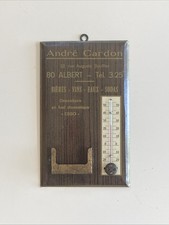 Ancien Thermomètre Calendrier