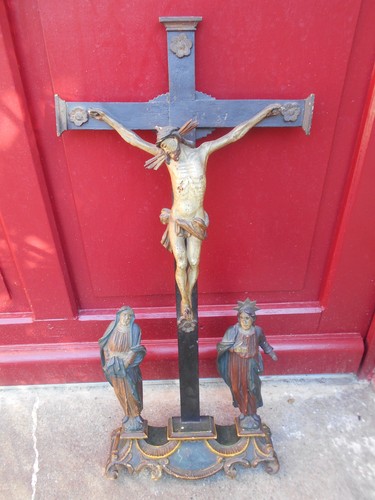 Crucifixion retable calvaire