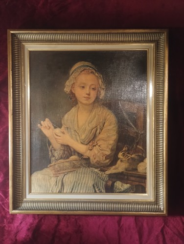 Tableau cadre vintage toile - tableau,