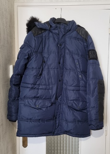Doudoune parka bleu marine - parka,