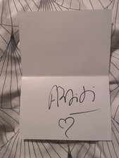 Carte Dedicacee Jean Pierre Foucault Autograph Dedicace