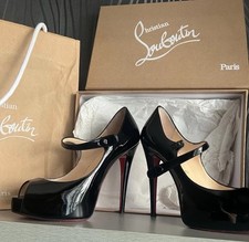 CHAUSSURES CHRISTIAN LOUBOUTIN MARY JANE VENDOME 120 PORTÉE 1 Fois