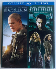 Elysium + Total Recall : Mémoires programmées (coffret 2 blu-ray)