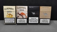 Lot de 4 paquets de cigarettes vides CAMEL RARES  (Anciens - vintage)