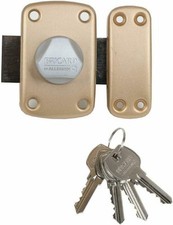 Serrure universelle avec insert Bricard 21951 or, 40 x 60 x 94 mm