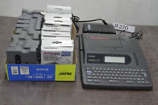 BROTHER P-TOUCH 7000 PROFESSIONAL LETTERING SYSTEM + 20x TAPE CASSETTE # R270a