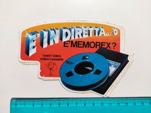 Autocollant memorex cassette - autocollant,