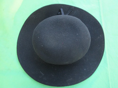 Chapeau feutre noir tour - noir,