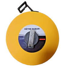 Mesure longue avec ruban fibre de verre mètre ruban de 30m x 12,7mm antichoc