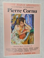 CORNU PIerre Affiche Vintage Originale Galerie Apesteguy DEAUVILLE AF38