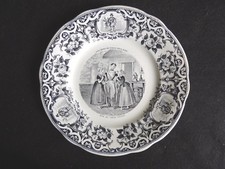 Assiette parlante Creil &