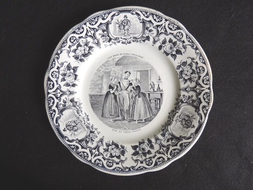 Assiette parlante creil - parlante,