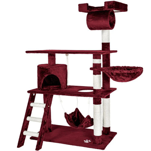 Arbre chat 141 - arbre, rouge