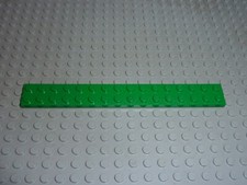 LEGO Green plates 2x16 ref