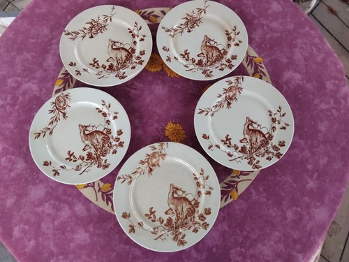Assiette plate terre - plate, fer