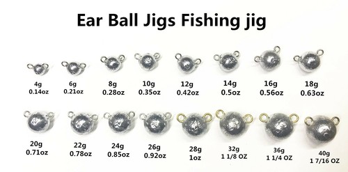 Pcs ear ball jigs - 10,