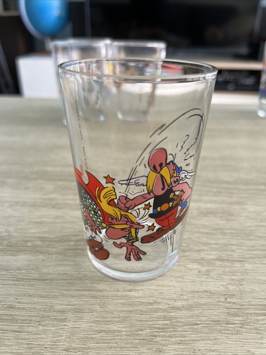 Verre moutarde vintage - À, |